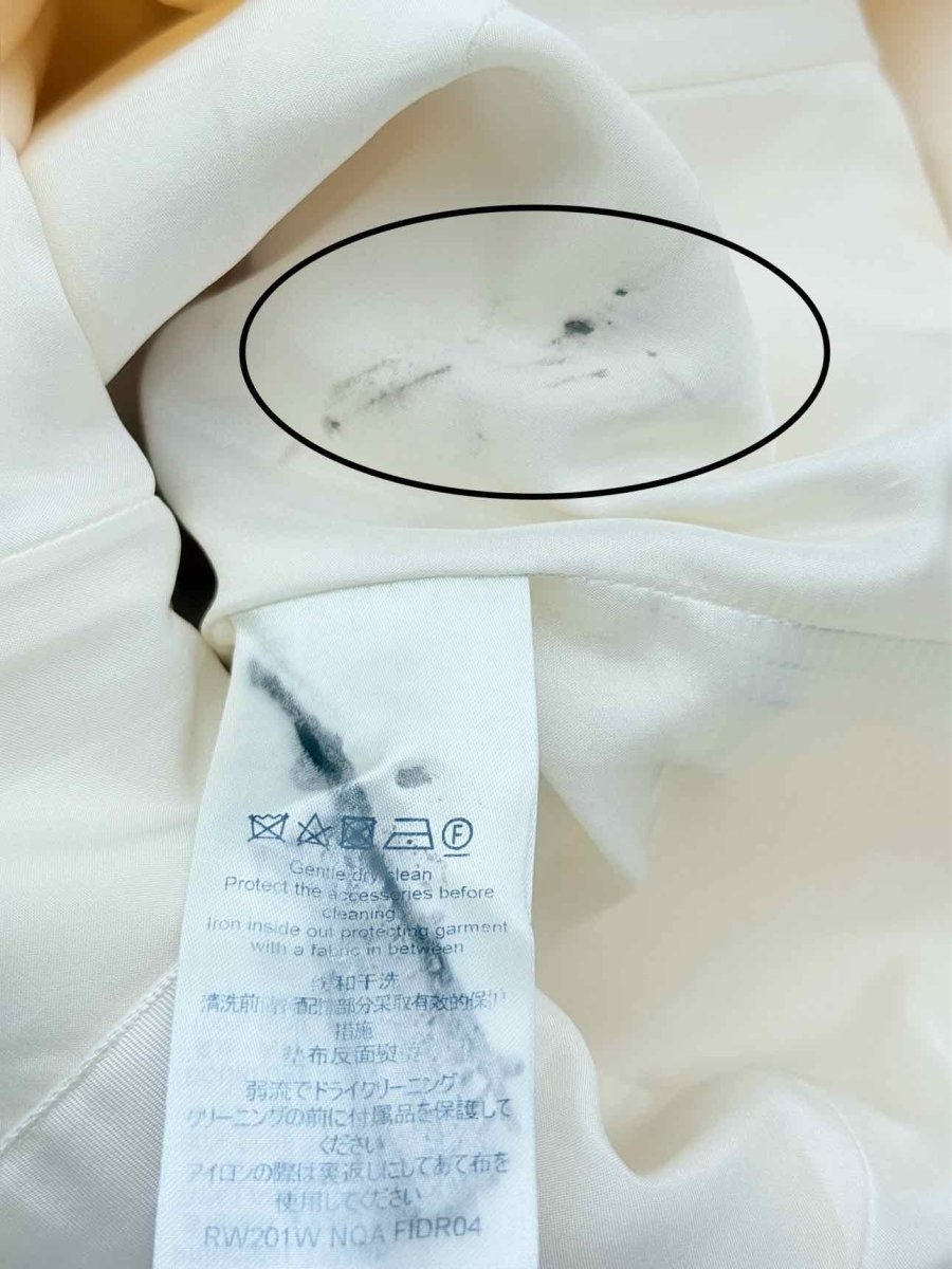 Pre - loved LOUIS VUITTON Cream Size US 2 Short Dress at Reems Closet