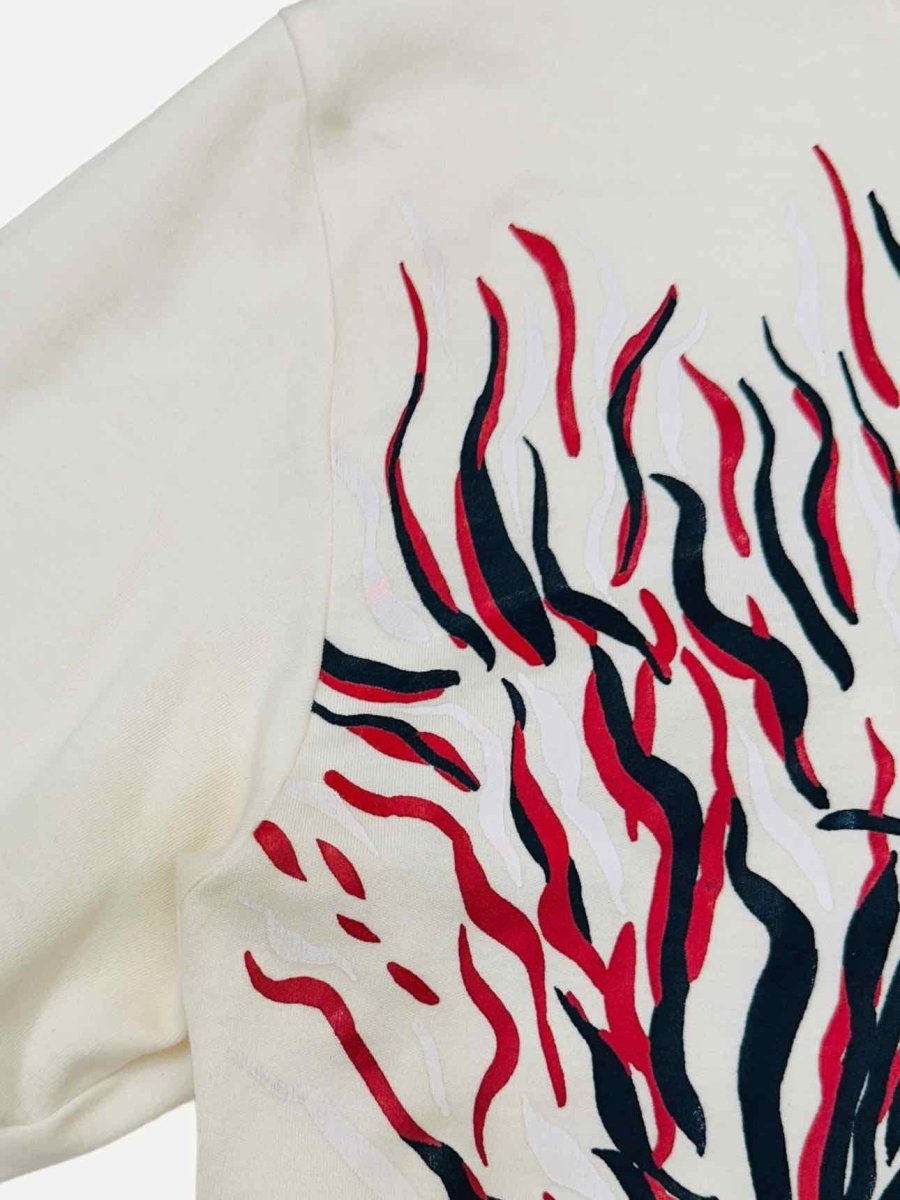 Pre - loved LOUIS VUITTON Cream w/ Multicolor Size XSmall T-shirt at Reems Closet