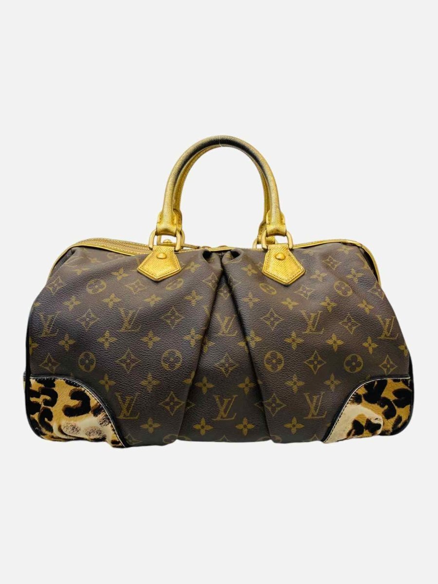 Pre - loved LOUIS VUITTON Dark Brown Monogram Top Handle at Reems Closet