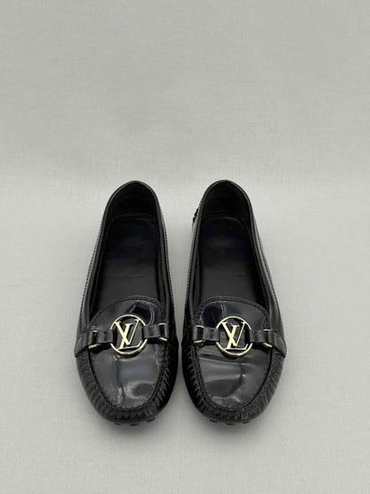 Pre - loved LOUIS VUITTON Dauphine Black Size EU 40 Loafers at Reems Closet