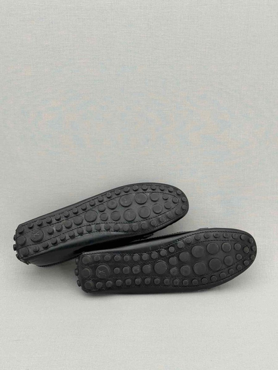 Pre - loved LOUIS VUITTON Dauphine Black Size EU 40 Loafers at Reems Closet