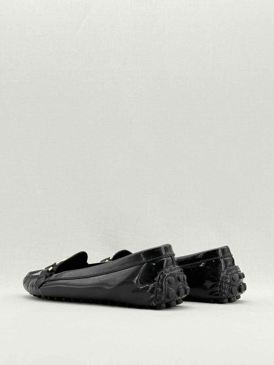 Pre - loved LOUIS VUITTON Dauphine Black Size EU 40 Loafers at Reems Closet