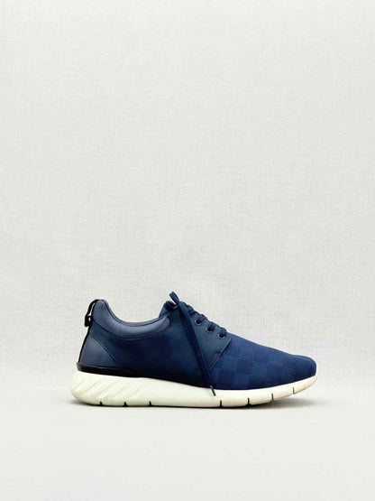 Pre - loved LOUIS VUITTON Fastlane Blue Size EU 42.5 Sneakers at Reems Closet