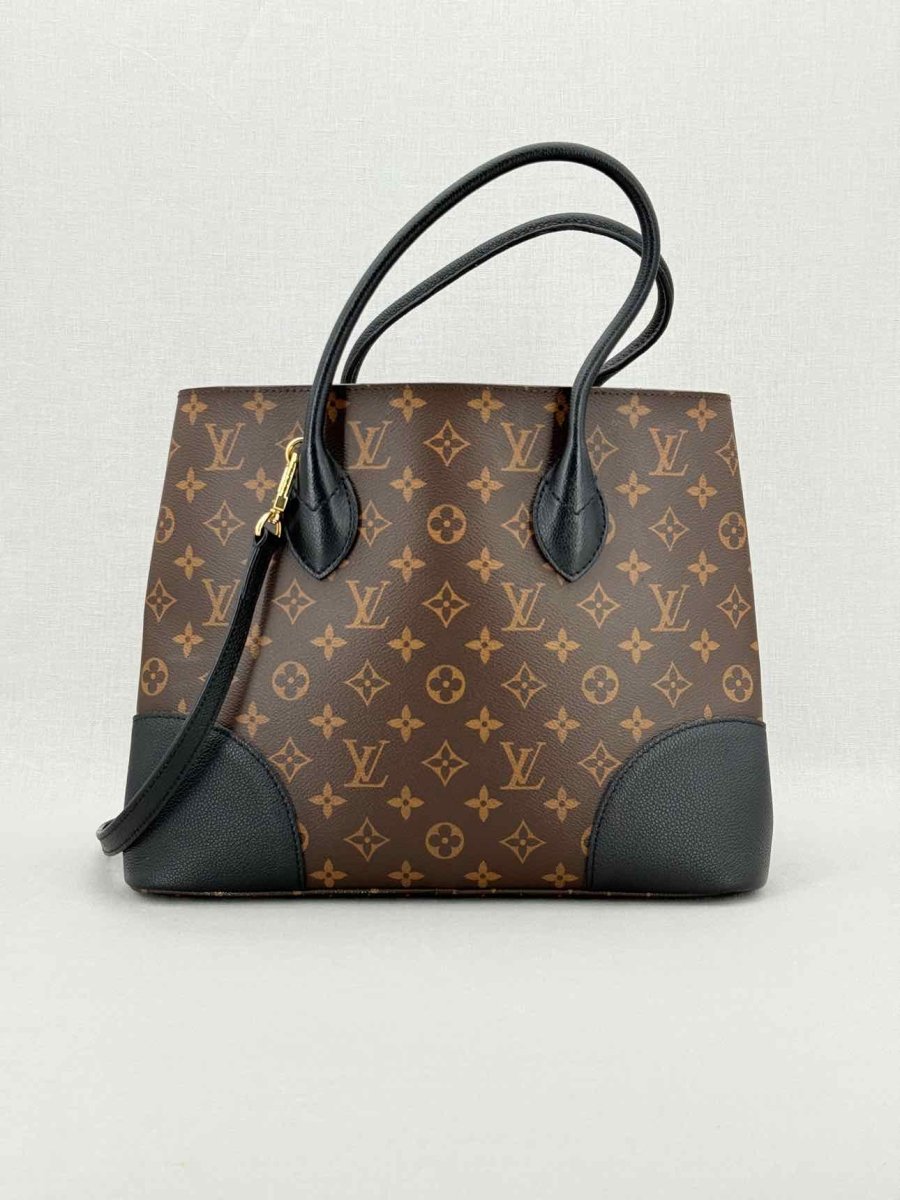 Pre - loved LOUIS VUITTON Flandrin Brown Monogram Tote Bag at Reems Closet