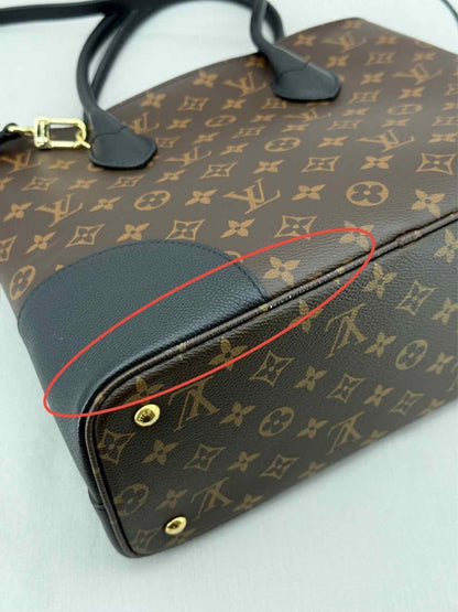 Pre - loved LOUIS VUITTON Flandrin Brown Monogram Tote Bag at Reems Closet