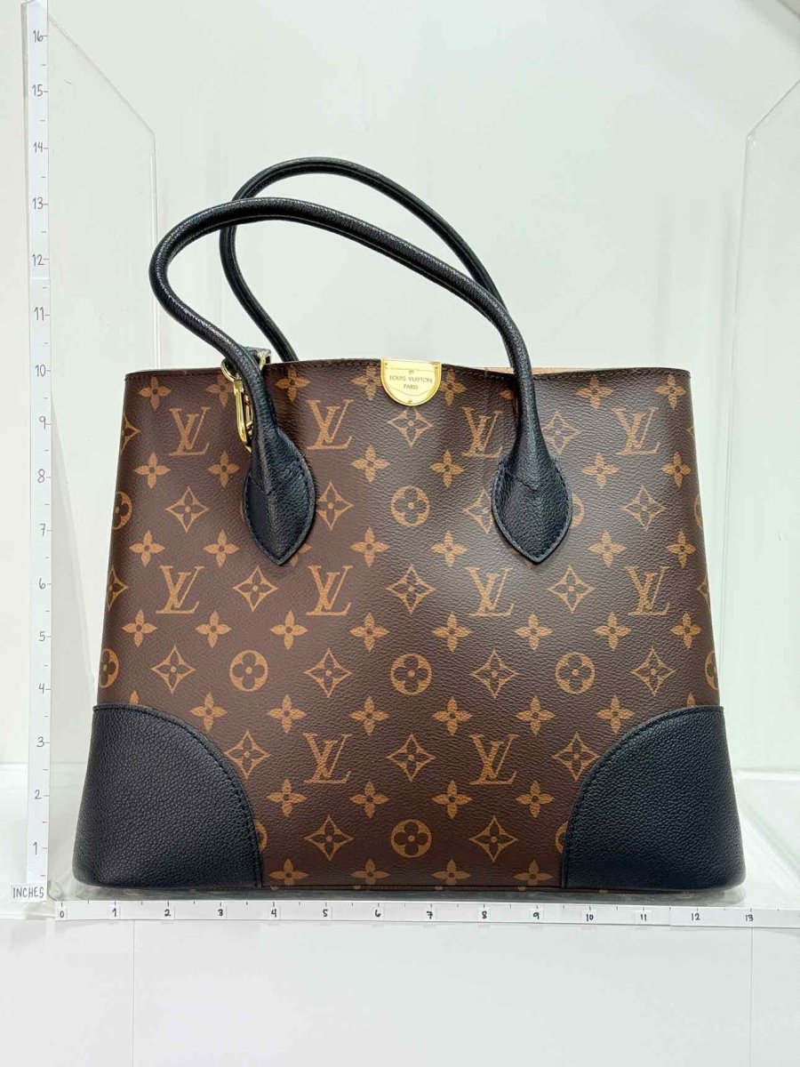 Pre - loved LOUIS VUITTON Flandrin Brown Monogram Tote Bag at Reems Closet