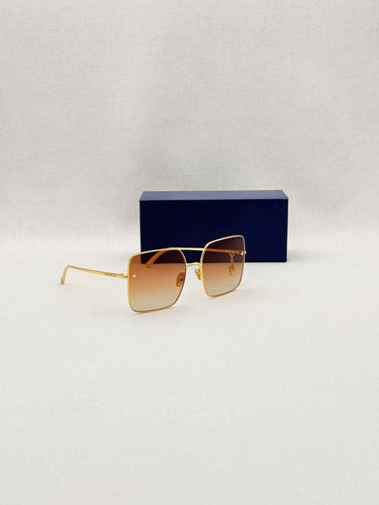 Pre-loved LOUIS VUITTON Gold Sunglasses at Reems Closet