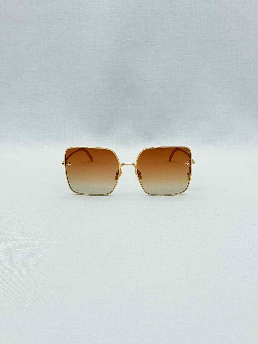 Pre-loved LOUIS VUITTON Gold Sunglasses at Reems Closet