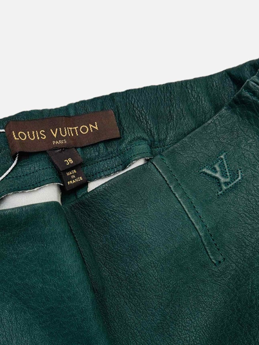 Pre - loved LOUIS VUITTON Green Pants at Reems Closet