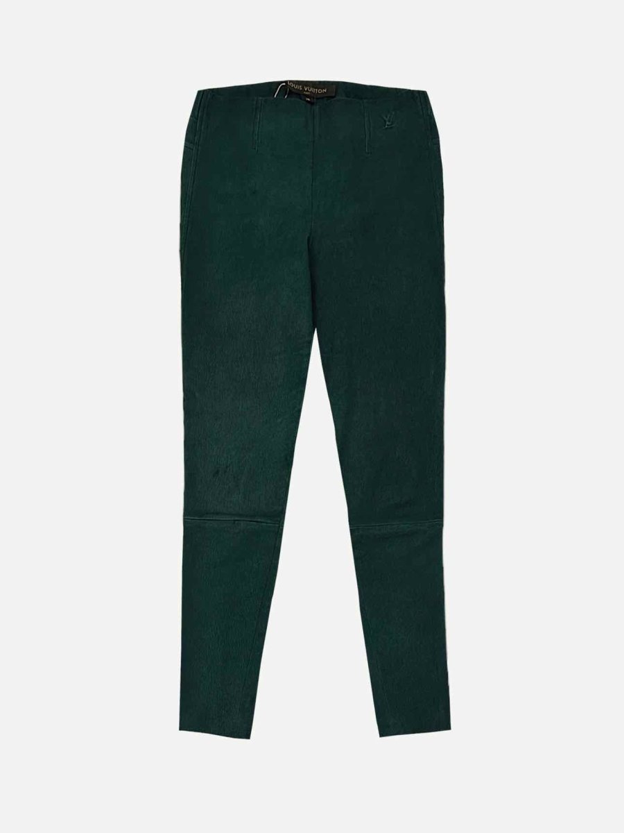 Pre - loved LOUIS VUITTON Green Pants at Reems Closet