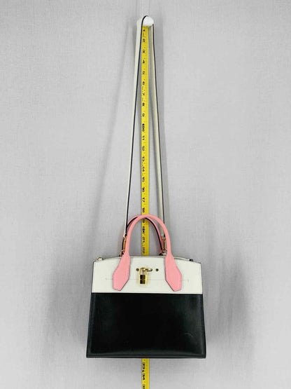 Pre - loved LOUIS VUITTON Green, White & Pink Top Handle at Reems Closet