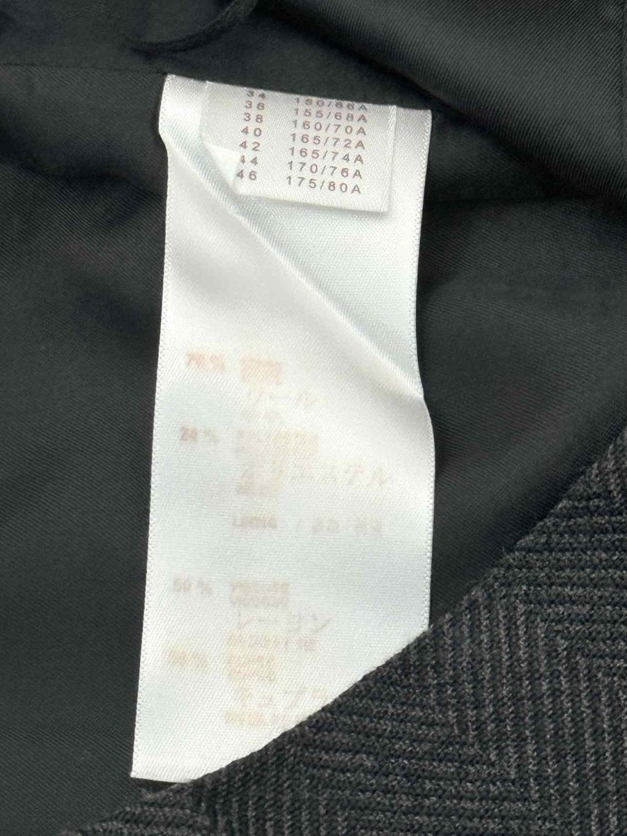 Pre - loved LOUIS VUITTON Grey Herringbone Size US 4 Pencil Skirt at Reems Closet