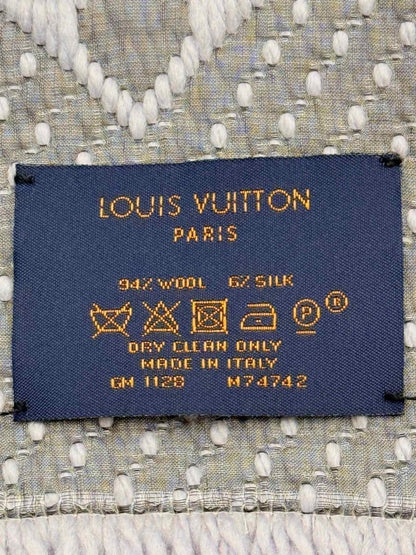 Pre - loved LOUIS VUITTON Grey Monogram Shawl at Reems Closet