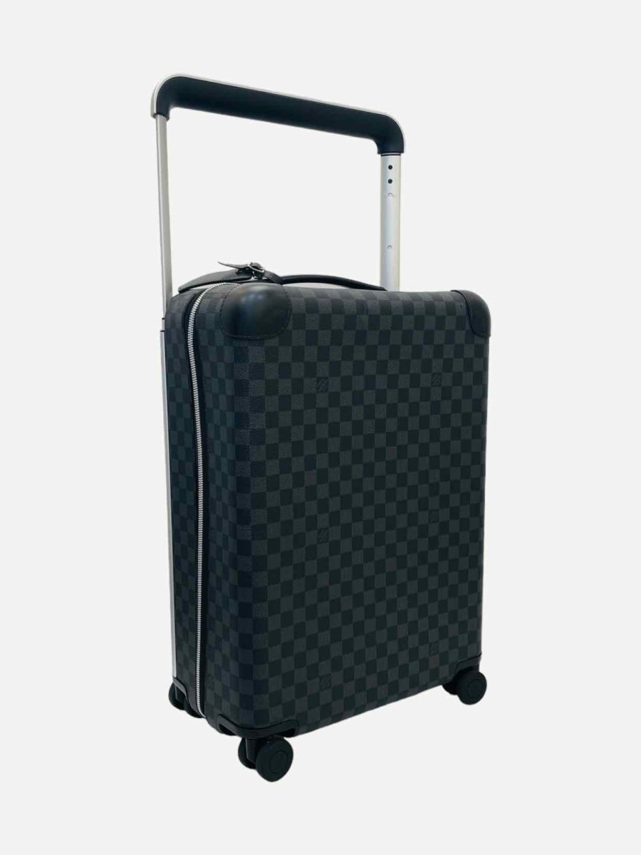 Pre - loved LOUIS VUITTON Horizon Black & Grey Rolling Luggage at Reems Closet