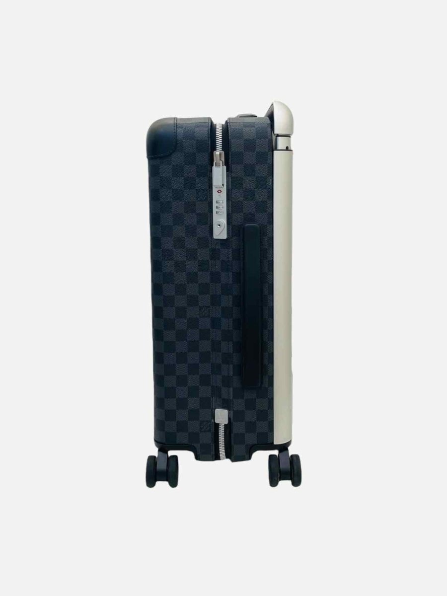 Pre - loved LOUIS VUITTON Horizon Black & Grey Rolling Luggage at Reems Closet