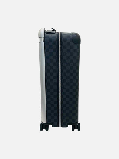 Pre - loved LOUIS VUITTON Horizon Black & Grey Rolling Luggage at Reems Closet