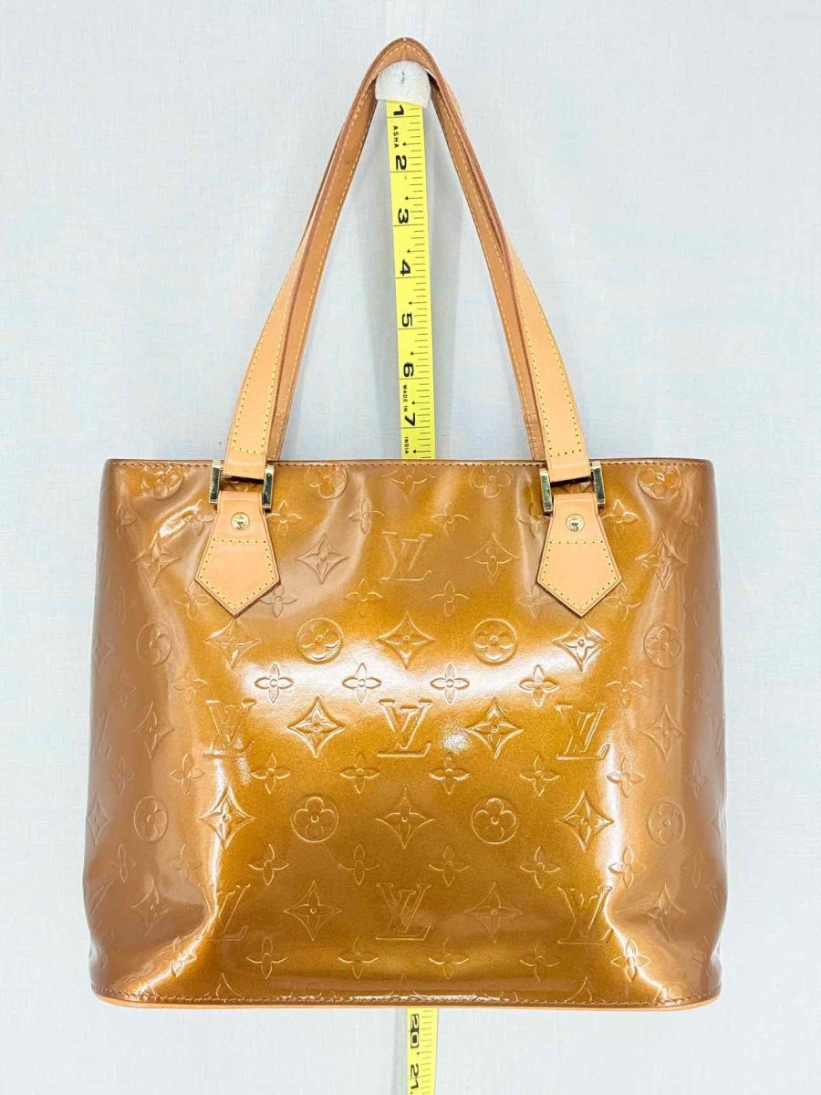 Pre - loved LOUIS VUITTON Houston Bronze Tote Bag at Reems Closet