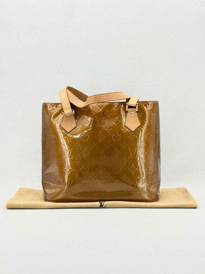 Pre - loved LOUIS VUITTON Houston Bronze Tote Bag at Reems Closet