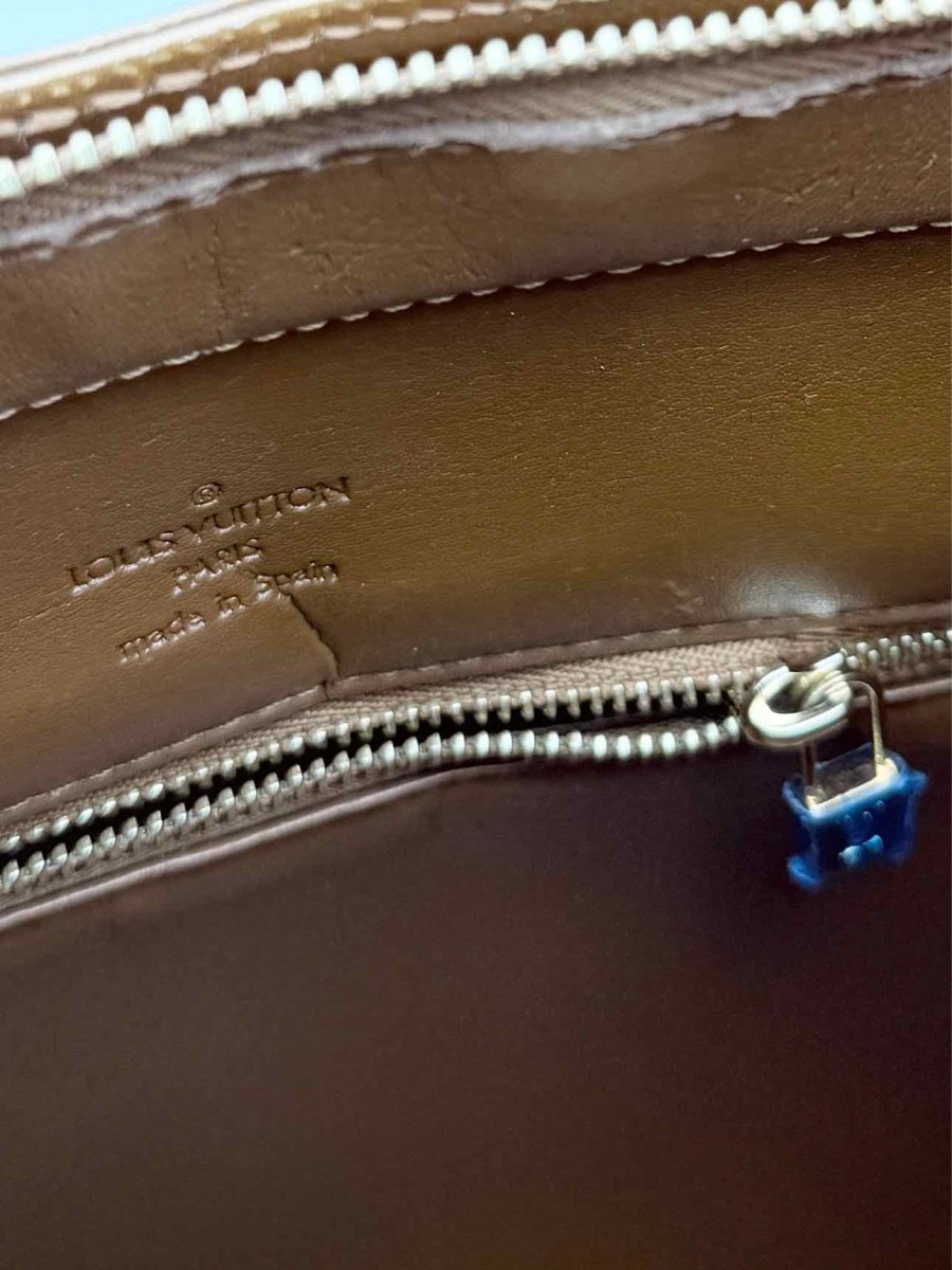 Pre - loved LOUIS VUITTON Houston Bronze Tote Bag at Reems Closet