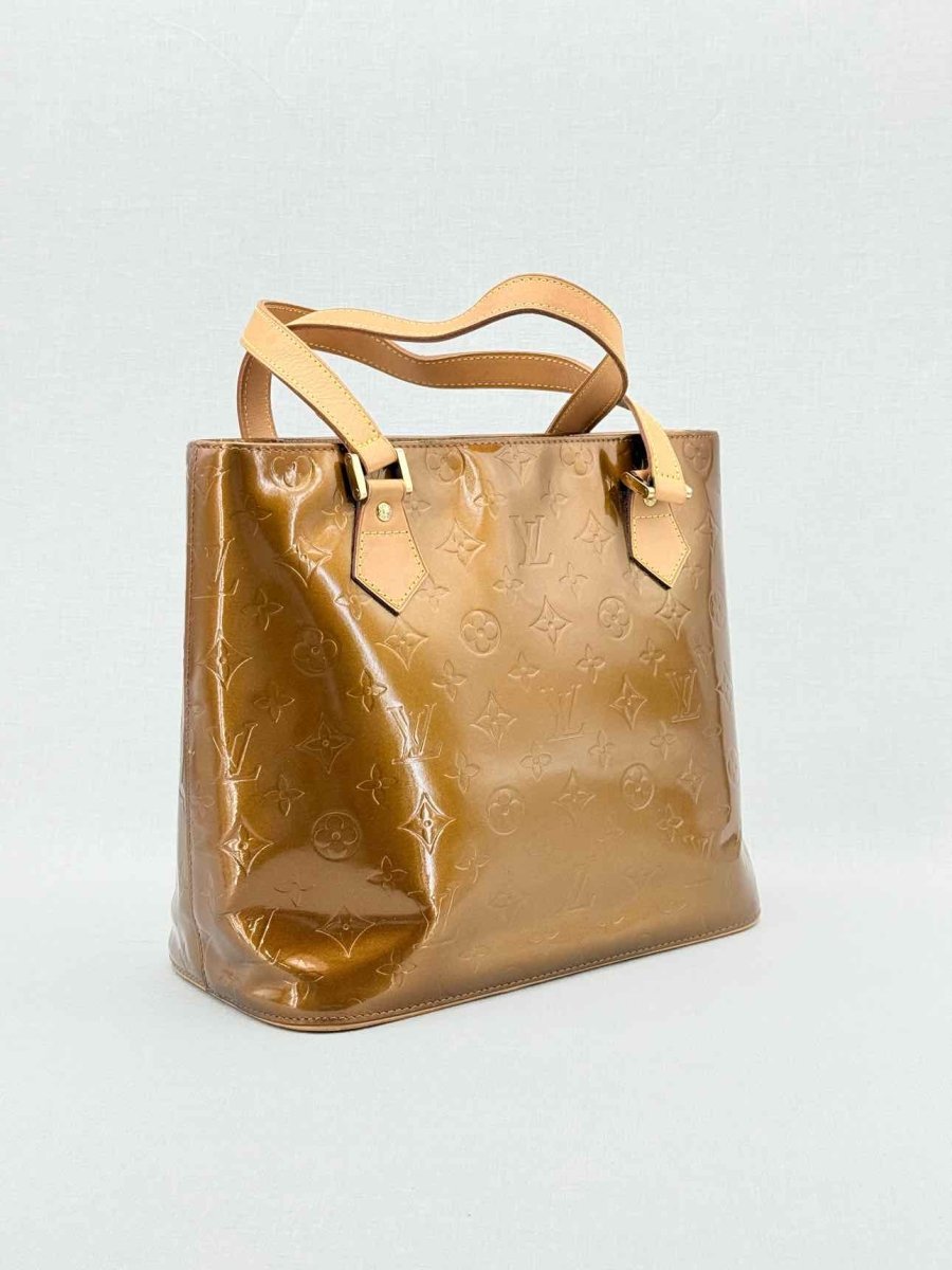 Pre - loved LOUIS VUITTON Houston Bronze Tote Bag at Reems Closet