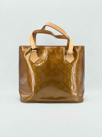 Pre - loved LOUIS VUITTON Houston Bronze Tote Bag at Reems Closet