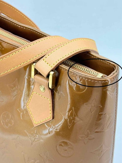 Pre - loved LOUIS VUITTON Houston Bronze Tote Bag at Reems Closet