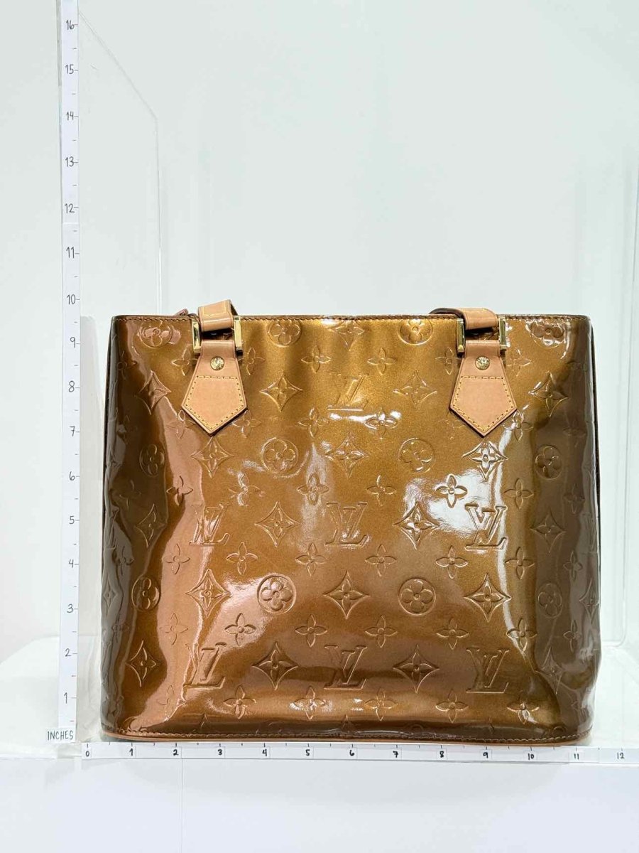 Pre - loved LOUIS VUITTON Houston Bronze Tote Bag at Reems Closet