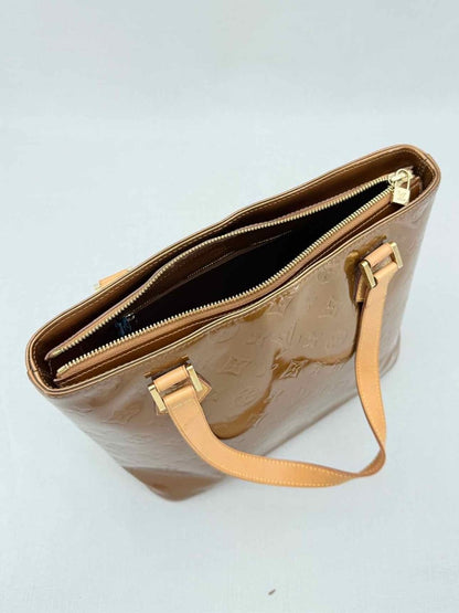 Pre - loved LOUIS VUITTON Houston Bronze Tote Bag at Reems Closet