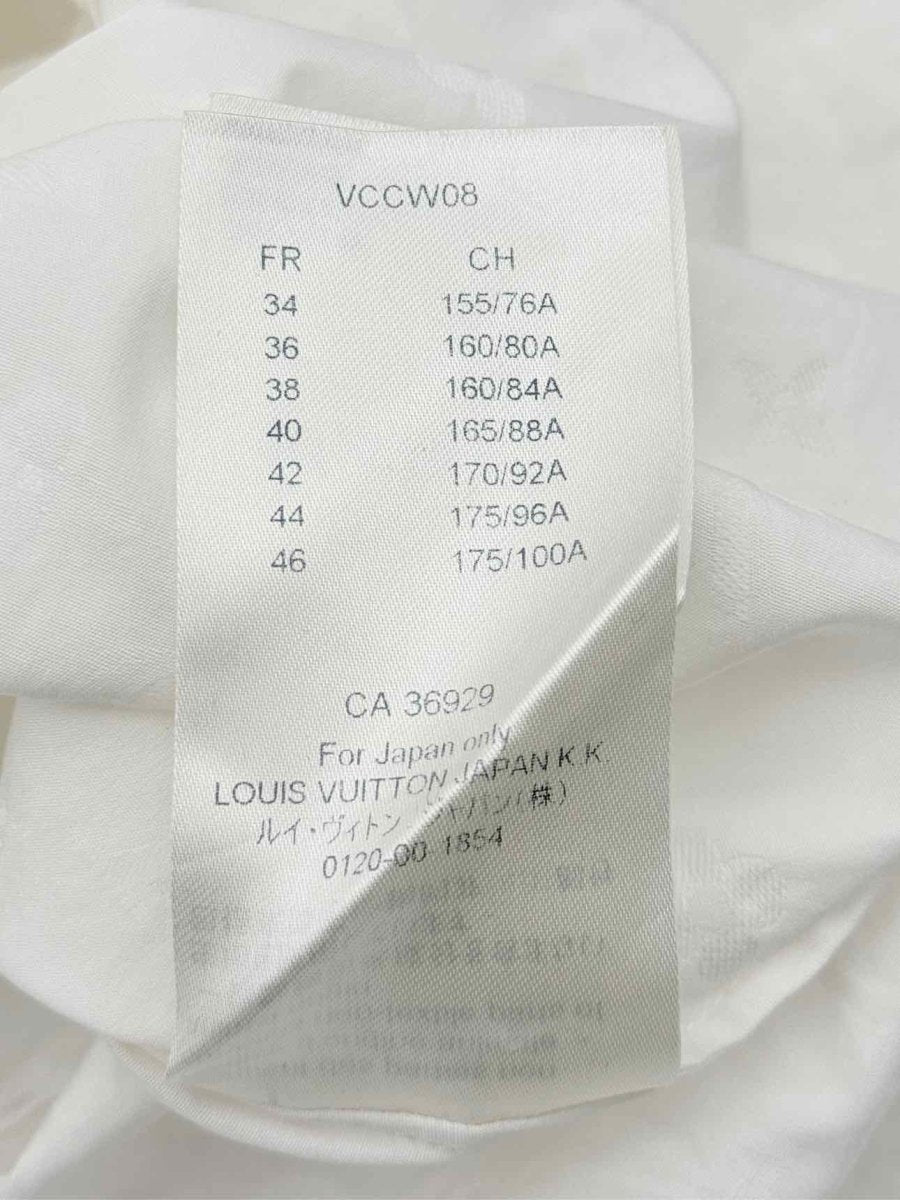 Pre - loved LOUIS VUITTON Icon White Monogram Size US 4 Shirt at Reems Closet