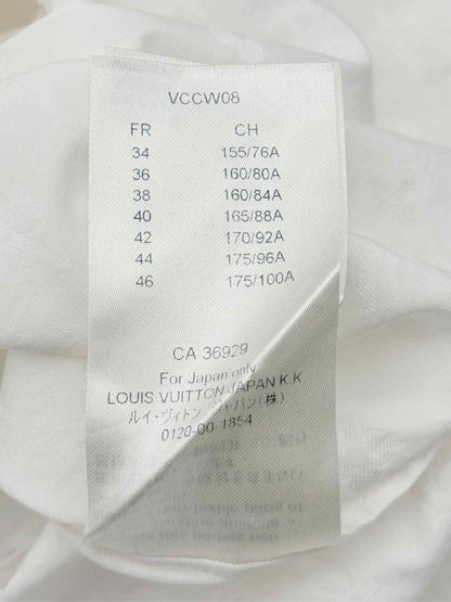 Pre - loved LOUIS VUITTON Icon White Monogram Size US 4 Shirt at Reems Closet