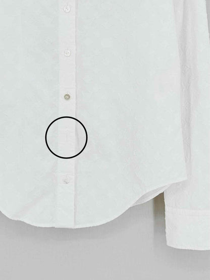Pre - loved LOUIS VUITTON Icon White Monogram Size US 4 Shirt at Reems Closet