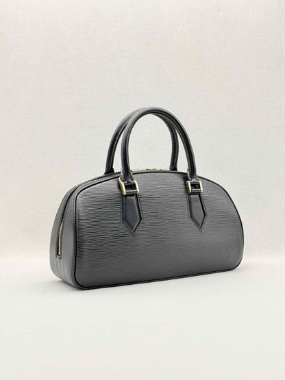 Pre - loved LOUIS VUITTON Jasmine Black Top Handle at Reems Closet