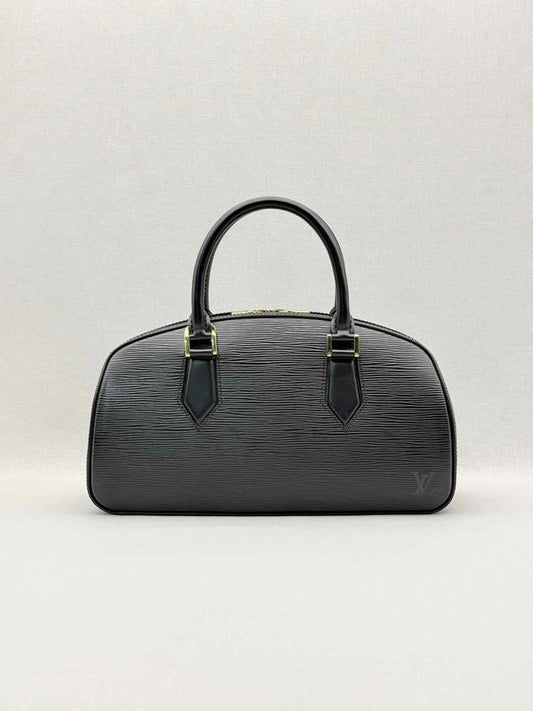 Pre - loved LOUIS VUITTON Jasmine Black Top Handle at Reems Closet