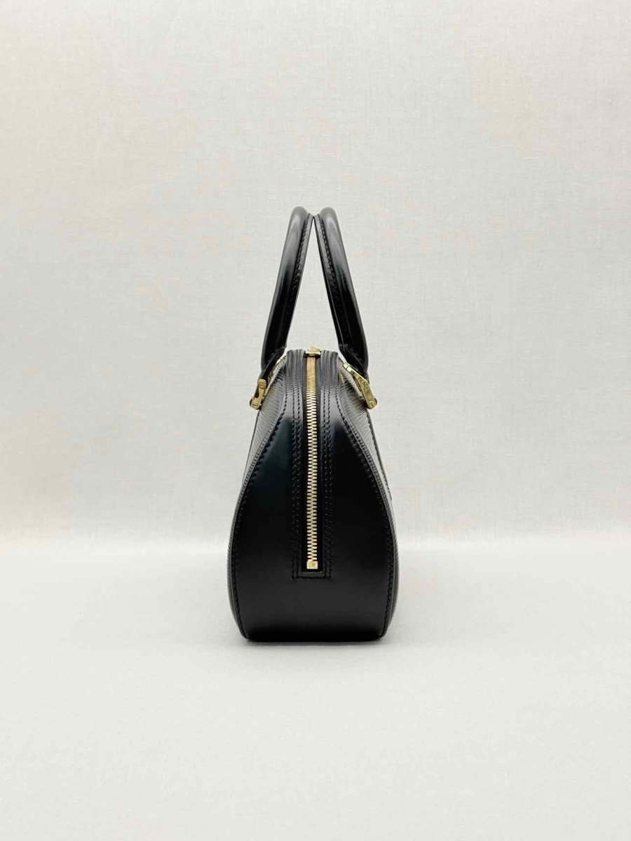 Pre - loved LOUIS VUITTON Jasmine Black Top Handle at Reems Closet