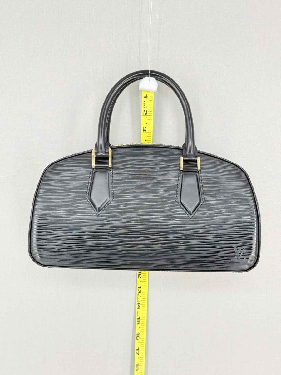 Pre - loved LOUIS VUITTON Jasmine Black Top Handle at Reems Closet