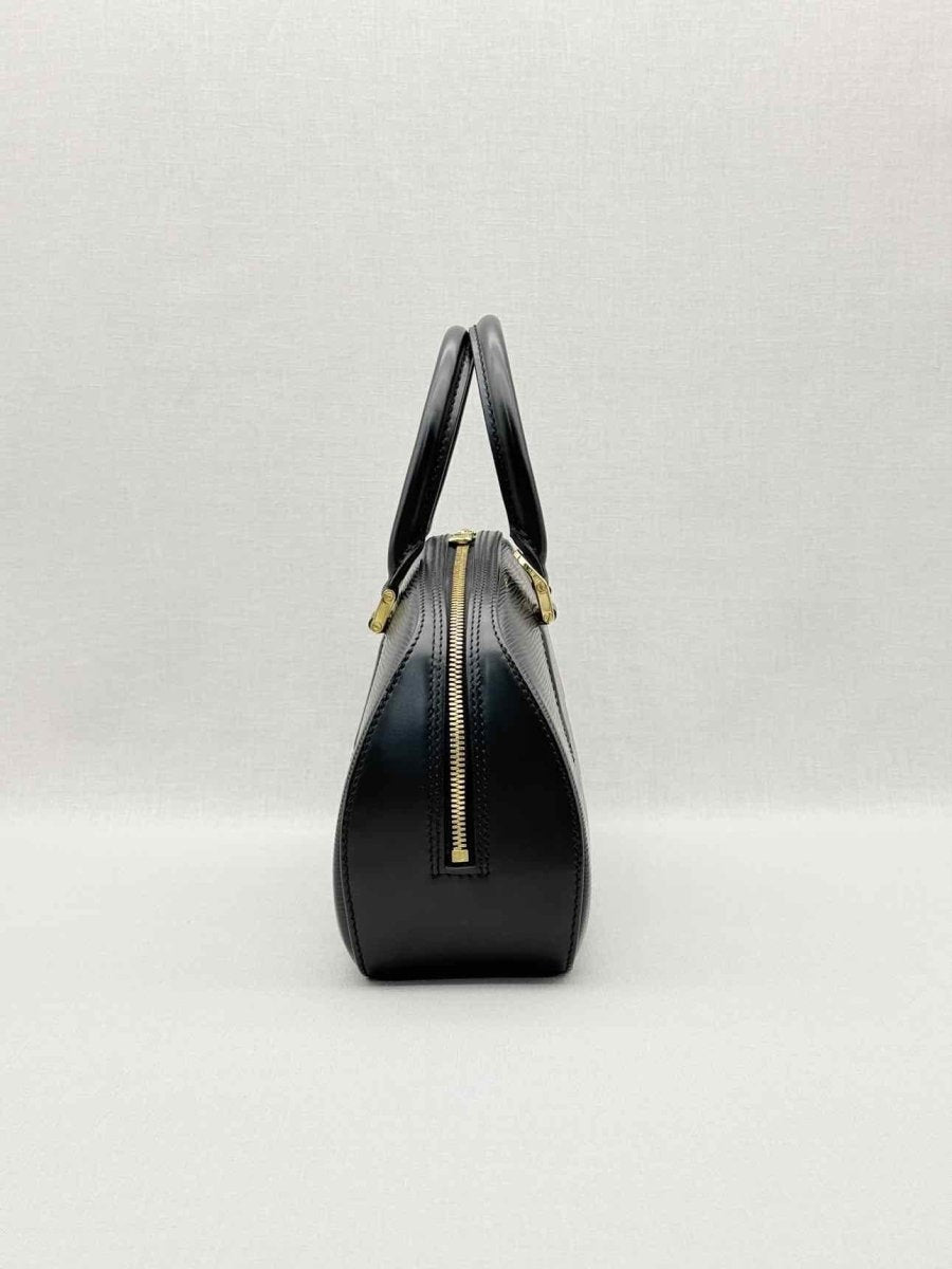 Pre - loved LOUIS VUITTON Jasmine Black Top Handle at Reems Closet