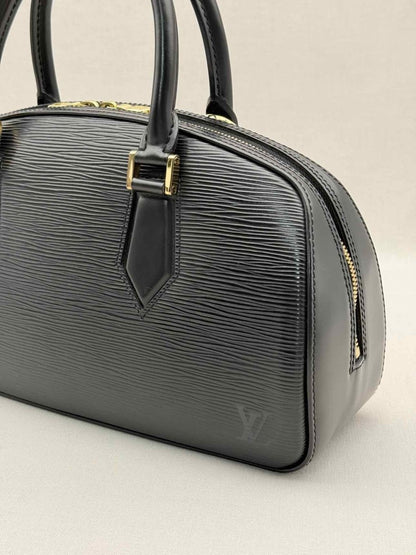 Pre - loved LOUIS VUITTON Jasmine Black Top Handle at Reems Closet