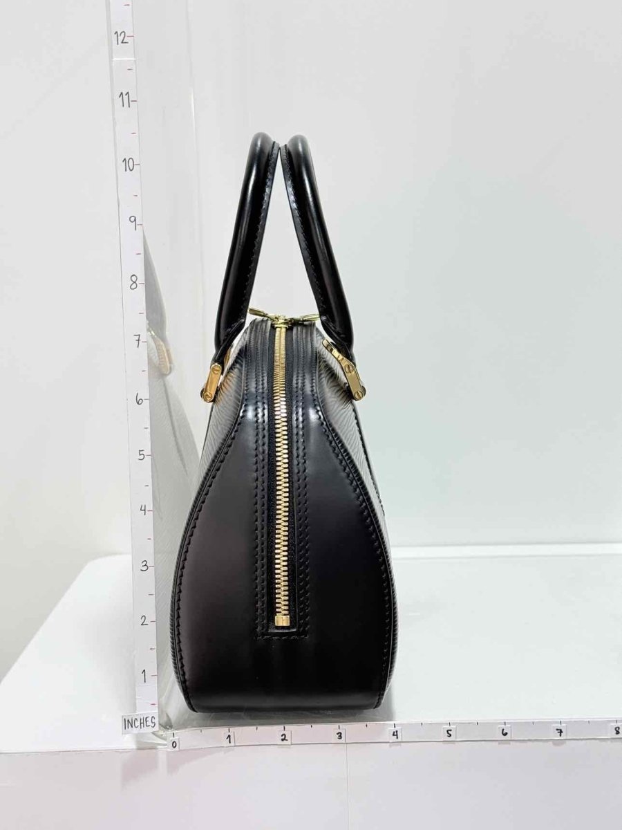 Pre - loved LOUIS VUITTON Jasmine Black Top Handle at Reems Closet