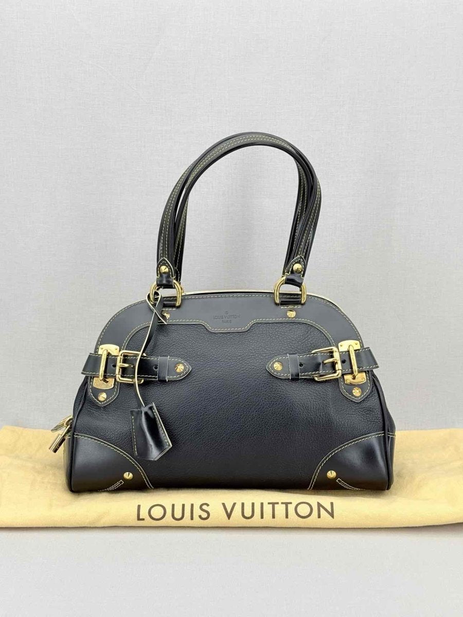 Pre - loved LOUIS VUITTON Le Radieux Black Shoulder Bag at Reems Closet
