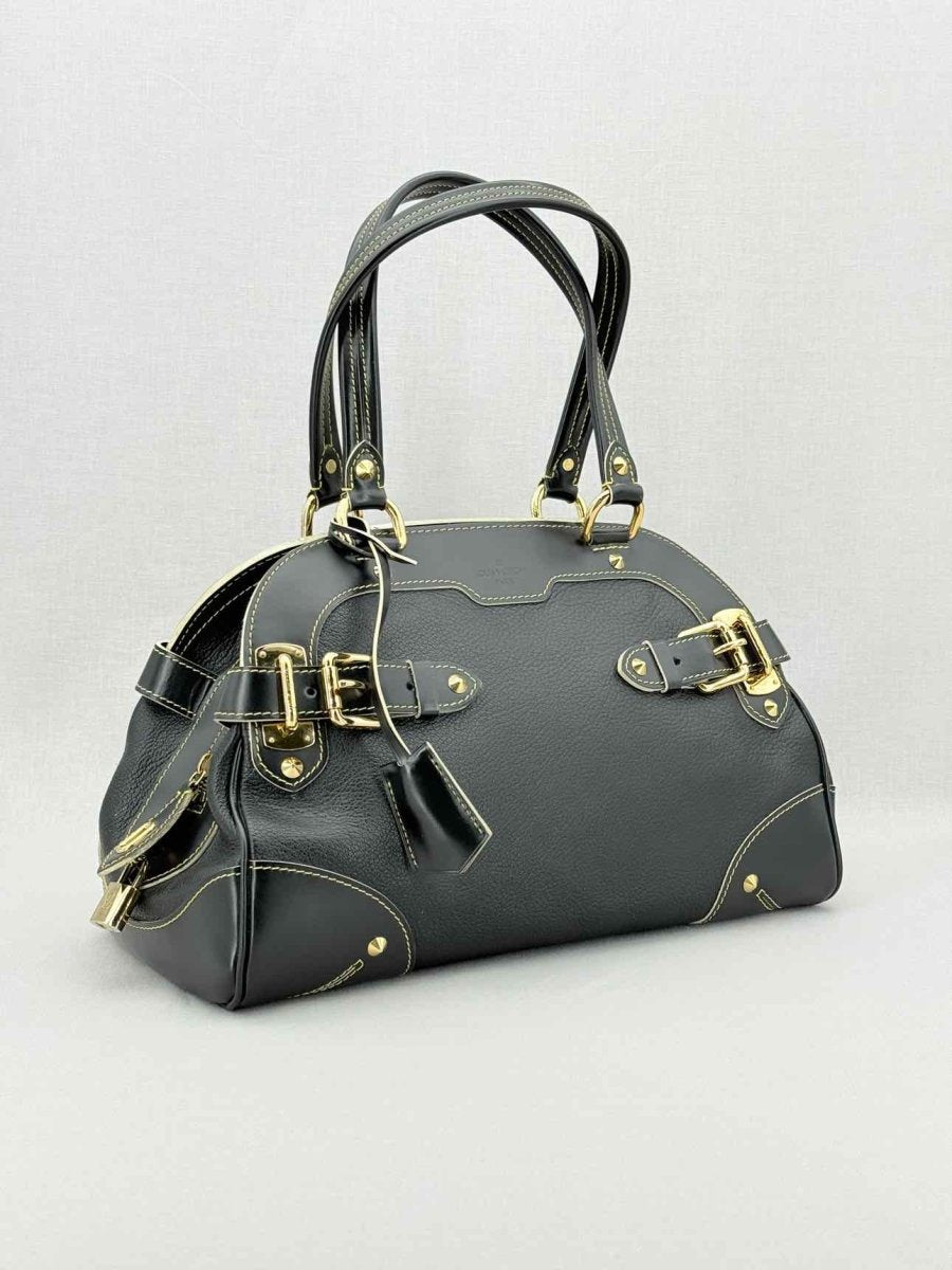 Pre - loved LOUIS VUITTON Le Radieux Black Shoulder Bag at Reems Closet