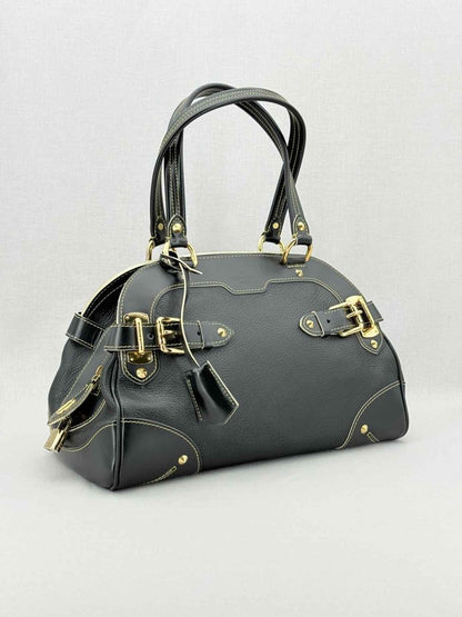 Pre - loved LOUIS VUITTON Le Radieux Black Shoulder Bag at Reems Closet