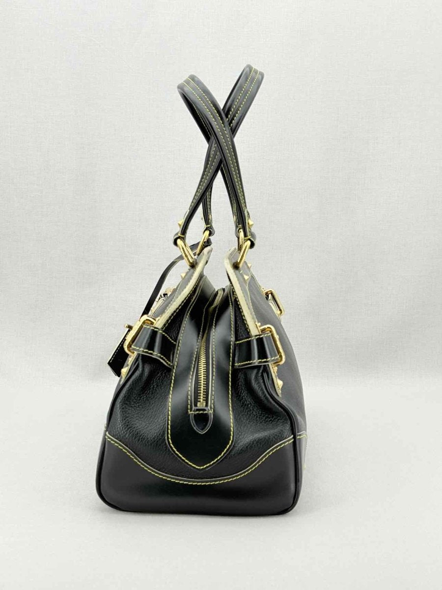 Pre - loved LOUIS VUITTON Le Radieux Black Shoulder Bag at Reems Closet
