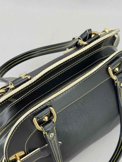Pre - loved LOUIS VUITTON Le Radieux Black Shoulder Bag at Reems Closet
