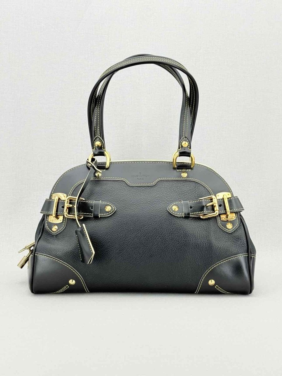 Pre - loved LOUIS VUITTON Le Radieux Black Shoulder Bag at Reems Closet