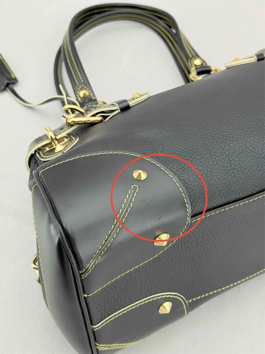 Pre - loved LOUIS VUITTON Le Radieux Black Shoulder Bag at Reems Closet