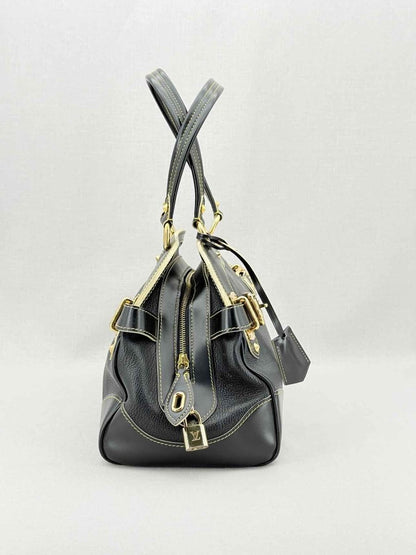 Pre - loved LOUIS VUITTON Le Radieux Black Shoulder Bag at Reems Closet