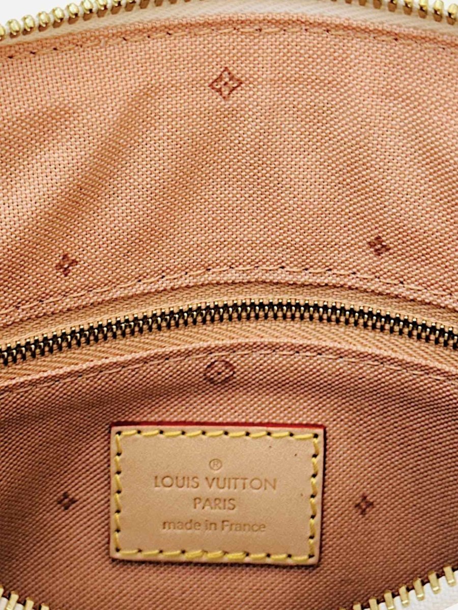 Pre - loved LOUIS VUITTON Limited Edition Beige Monogram Top Handle at Reems Closet