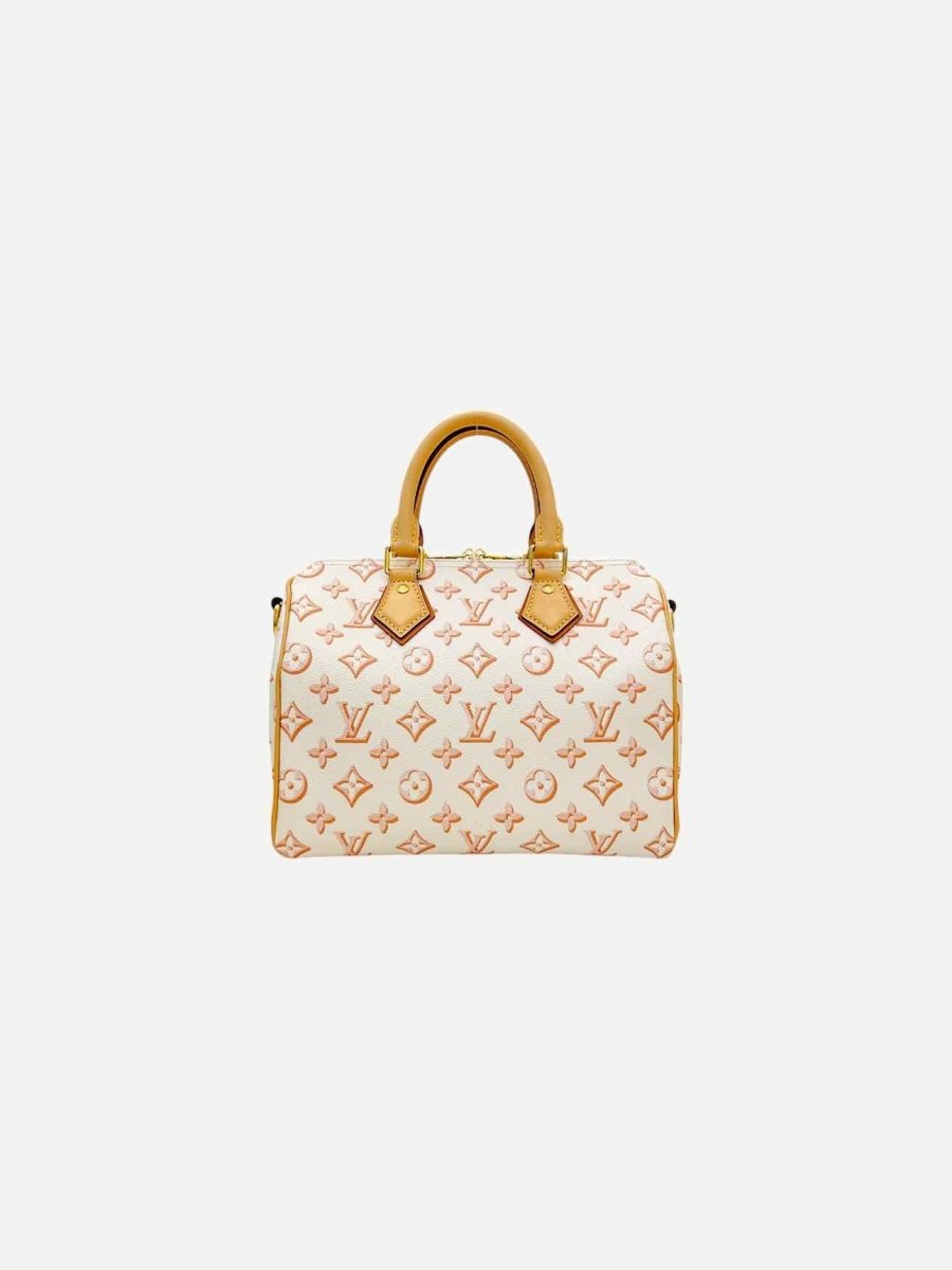 Pre - loved LOUIS VUITTON Limited Edition Beige Monogram Top Handle at Reems Closet