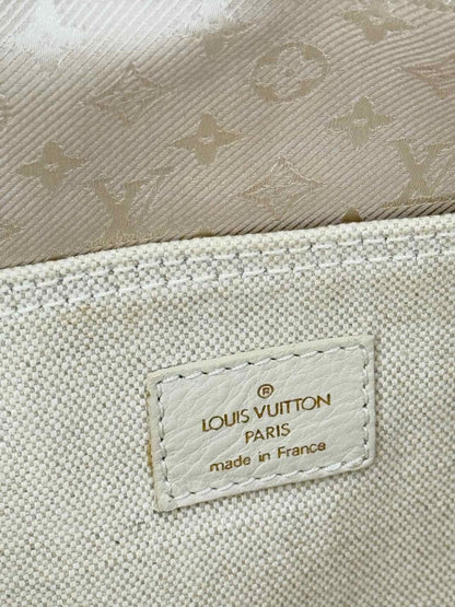 Pre - loved LOUIS VUITTON Limited Edition Beige Top Handle at Reems Closet
