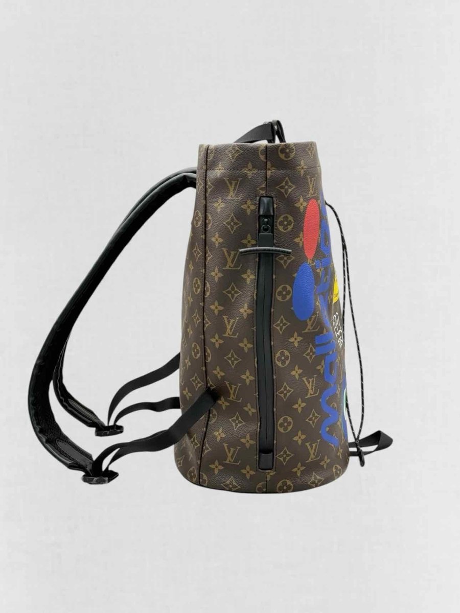 Pre - loved LOUIS VUITTON Limited Edition Brown Multicolor Backpack at Reems Closet